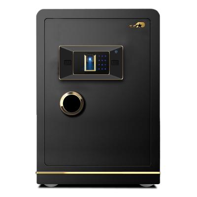 China Kaer Home Black Bank Office Hotel Safe Box with Keypad Fingerprint Safe for Home Office Hotel for sale