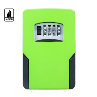 China Safebox Kaer 4 Numbers Metal Combination High Key Box Security Key Lock Box Cheap Combination Master Storage Box For Home for sale