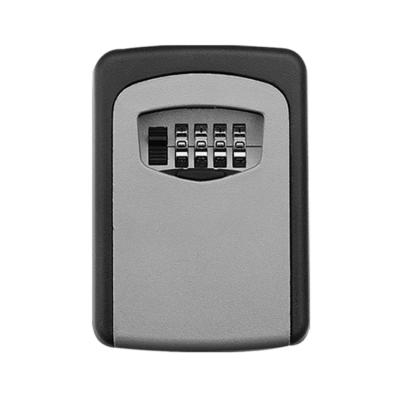 China Aluminum Alloy Digital Key Box 4 Digit Combination Keys Storage Lock Box Wall Mounted Safe Waterproof Indoor Outdoors for sale