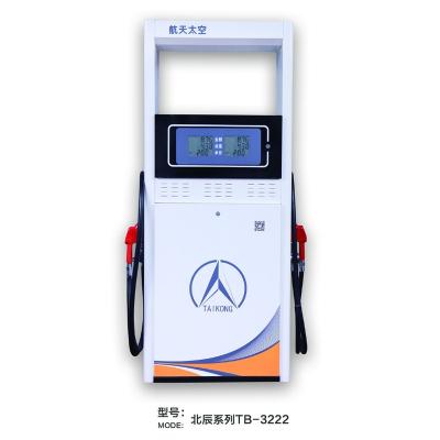 China TB-3222 Gas Station Fuel Dispenser 2 Nozzle/4 Display Durable 14h Flow Meters for sale