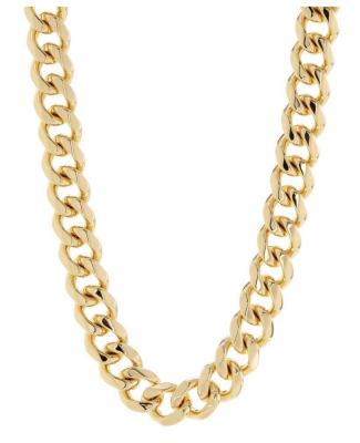 China Hot Selling Personalized Hiphop Gold Plated Stainless Steel Cuban Link Jewelry Necklace Klein Chain Jewelry for sale