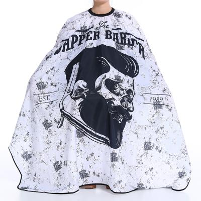 China Custom Barber Cape Waterproof Hair Cutting Waterproof Hairdressing Capes Polyester Beauty Salon Apron for sale