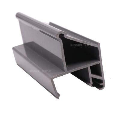 China UPVC/pvc/pc/pa/pp/pe/ABS/HDPE/HIPS/PMMA/gold as request OEM PVC plastic profile U molding channel customized profile extruded from pvc for frame upvc plastic profiles for sale