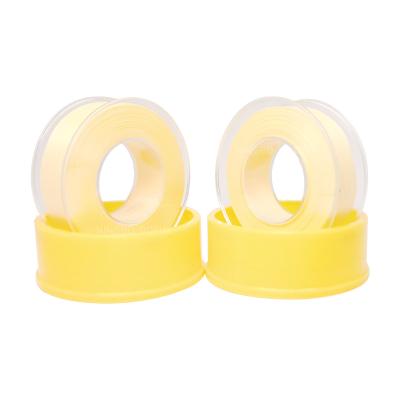 China High Density Custom PTFE Thread Seal Tape Yellow Color High Temperature PTFE Thread Sealing Tape for sale