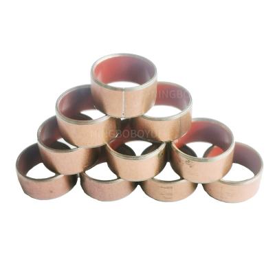 China Bimetal made of china steel bronze bimetal sintered sliding bearin copper clad sleeve split bearing bushings for sale