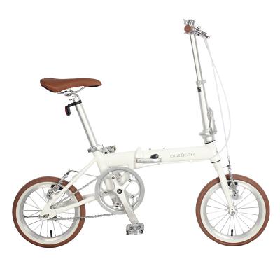 China Adult Aluminium Alloy 14 Inch Single Speed Folding Race Bike for sale