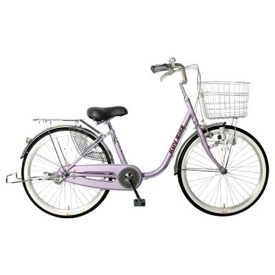 China Violeta / Beige / Verde claro Vintage de velocidad única de las mujeres de la bicicleta 22/24 pulgadas en venta