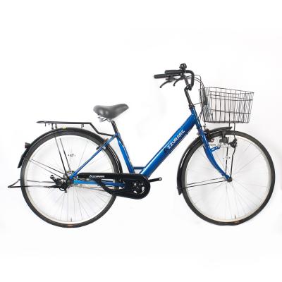 China Pedal ordinario de 26 pulgadas de mujeres bicicleta Shimano bicicleta retro con cesta en venta