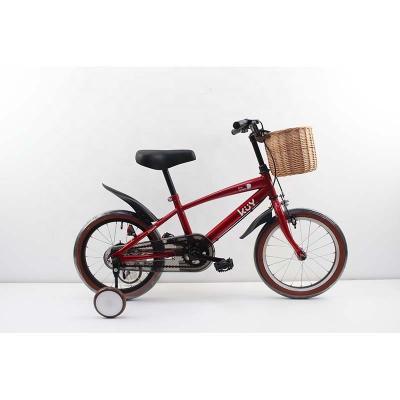 China 14/16/18/20 Inch Hard Carbon Steel Single Speed Kinderenfiets Met Opleidingswielen Te koop