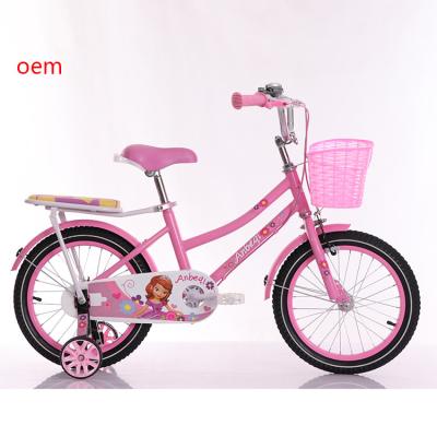 Chine 16 pouces de vélo à roues d'entraînement rose pour enfants de 3 à 8 ans à vendre