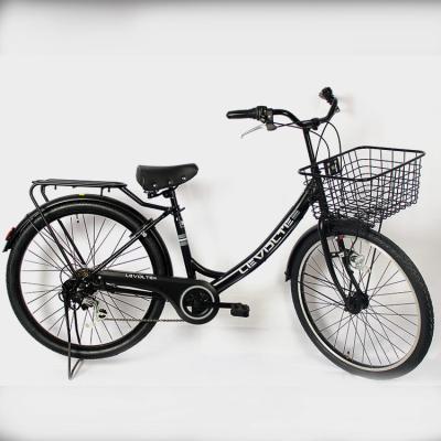 China Volwassenen Carbon City Bikes 24 inch Classic Retro Bikes Zes snelheid Te koop