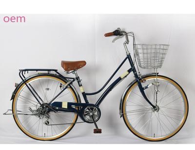 China OEM City Commuter Bikes 26 Inch Lady Bike 6 Speed Met Kaliperrem Te koop