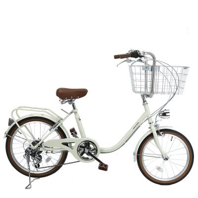 China OEM 20''City Commuter Bikes Shimano Bike Vrouwen Zes snelheid Te koop