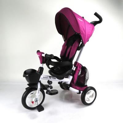 China Jongens driewielfietsen rood met stalen stuur en frame babywagen Te koop