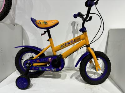 China Aluminum Alloy Frame Steel Lightweight Kids Bikes With 4 Wheels 12 Inch Children Bike for sale