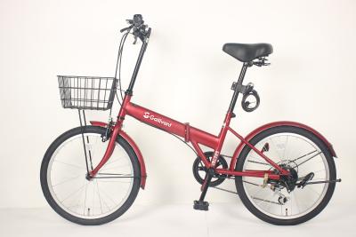 China 20 inch vouwbare weg fiets leer zadel materiaal staal vork materiaal eind prestaties Te koop