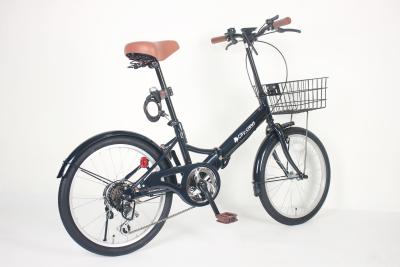 China 20 Inch Folding Road Bike with Ordinary Pedal and Leather Saddle Material for sale