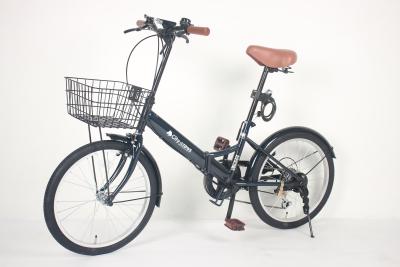 China Foldable Folding Road Bike with Comfortable Leather Saddle for sale