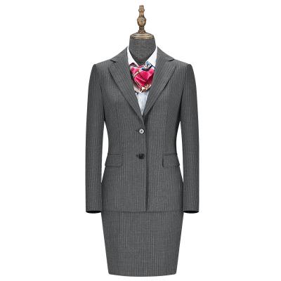 China Anti-Wrinkle Wholesale Price Women Suits Woven Women Blazer Ladies Blazer Set for sale