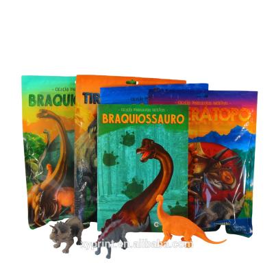 China paper & Cardboard Saddle Stitch Binding Coloring Book Story Book with Kids Dinosaur Toy for sale