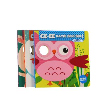 China High Quality Eco-Friendly Kids Board Book For Kids Learning Punch Shape& Die Cut Book Bunny Book for sale