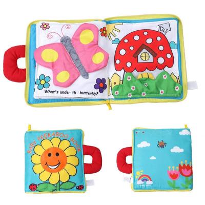 China Education Soft Durable Cloth Books For Babies Infants Toddlers With Cute Design for sale