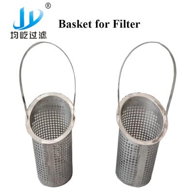 China Factory Customize Stainless Steel Metal 304 316 316L Mesh Perforated Basket Filter for sale