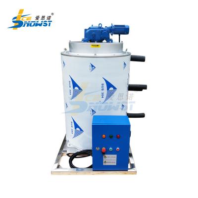 China Kundenspezifische Anlage des Kohlenstoffstahl-5 Ton Ice Flaker Machine Evaporator zu verkaufen