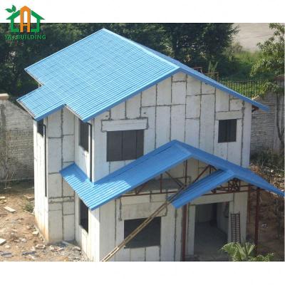 China Modern high quality modular concrete panel house cementitious sandwich prefab villa for sale