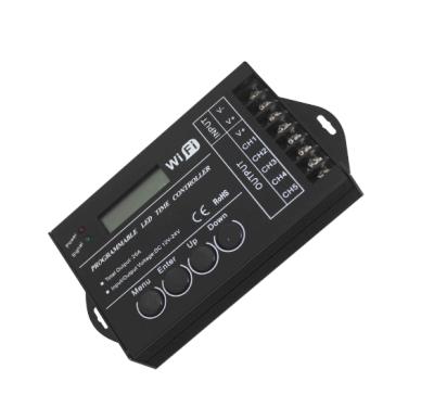 China DC12-24V 20A 5channel TC421 WiFi Controller Time Controller RGB Rheostat Aquarium Lighting Programmable Led Timer for sale