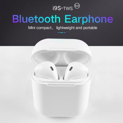 China High Quality Mobile Phone Wireless I9S Headset Sport Headphone Bluetooth Earphone With Microphone for sale