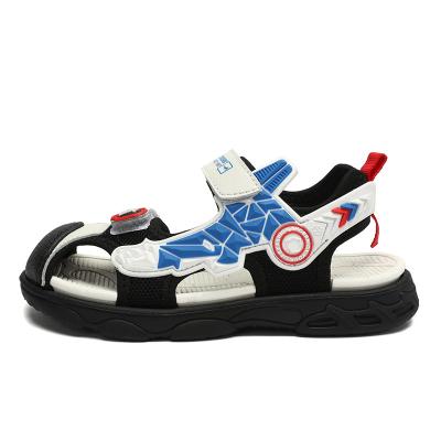 China Other New Fashion 2021Customized Boy Beach Sports Sandals Child Big Size Thick-soled Casual Over-slip Flat Feet Comfortable Sandals for sale