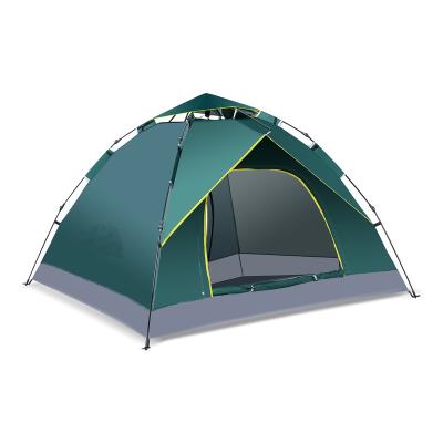 China Camouflage Play Travel 3-4 People Camping Tent Happy Automatic Pop Up Outdoor Family Pop Up Shelter Instant Easy Setup Portable Tent for sale