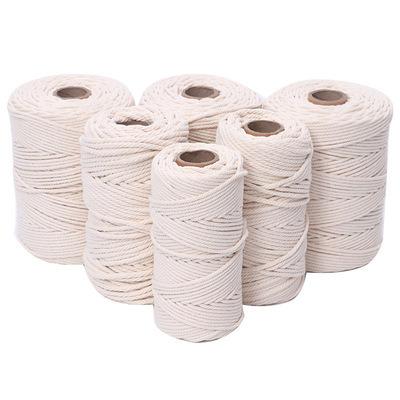 China High Tenacity 1mm to 10mm hand woven tapestry rope,  hanging tag cotton cord for sale