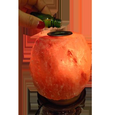 China Best natural release negative ion living room decoration aroma salt lamp 15*24cm salt lamp for sale