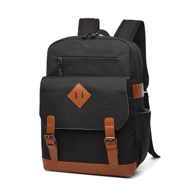 China New LB016 Fashion Student Travel Backpack Unisex Backpack Canvas Waterproof School Bag for sale