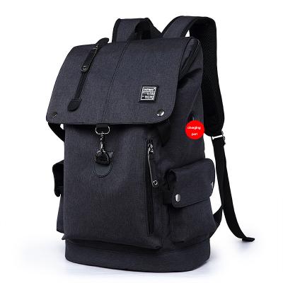 China With left LP025 USB charging business laptop backpack casual outdoor school backpack bags for men backpack for sale