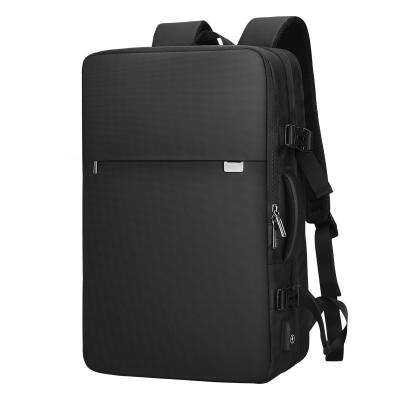 China With USB LB014 New Large Capacity Waterproof Backpack Expandable Bag Travel Laptop Backpack for sale