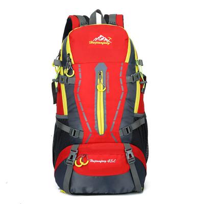 China Y0027 fashion camping low moq 40L 45L 60L 80L waterproof travel expandable waterproof hiking backpack for sale