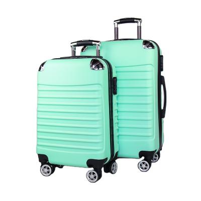 China O032 unisex/fashionable/modern factory unisex/fashionable/modern maletas de viaje plastic luggage trolley travel boarding case set maletas smart set for sale