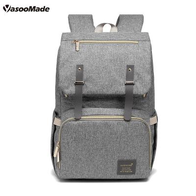 China Backpack USB Diaper Bag With Pad Baby Care Changing Backpack For Mommy Bag for sale