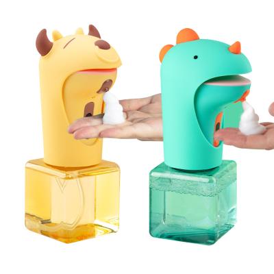 China Foam Cute Kids Type Cartoon Soap Dispenser Battery Automatic Soap Dispenser SNBAD003 for sale