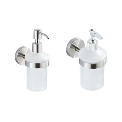 China 304 Stainless Steel Wall Mounted Manual Hand Soap Dispenser 200ML Shampoo Body Wash Bottle Hand Sanitizer Box SNBHD002 for sale