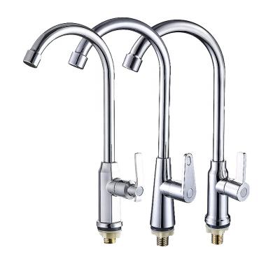 China ABS Hot Selling Household Faucet Kitchen and Bathroom Single Basin Faucet High Quality Single Cold Wholesale for sale