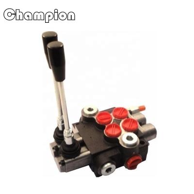 China Tractor Parts 2P40 Hydraulic Joystick Hydraulic Control Directional Valve With Pump For Construction Machinery for sale