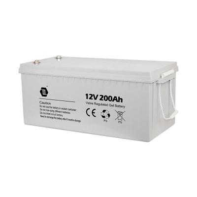 China Lead acid battery deep cycle 12v 200ah solar agm gel battery solar battery for sale