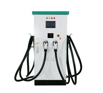 China 80KW EV Charger station with CCS guns / CCS DC Fast EV Charger Station for sale