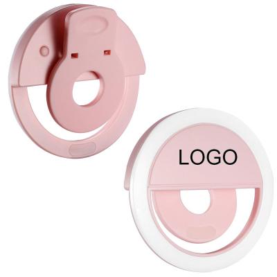 China Custom Printed Remembrance Gifts Promotion Rechargeable Sufficiency Retaining Ring On Video Conference Phone Laptop Zoom Meeting Make Up Selfie Ring Flash Light for sale