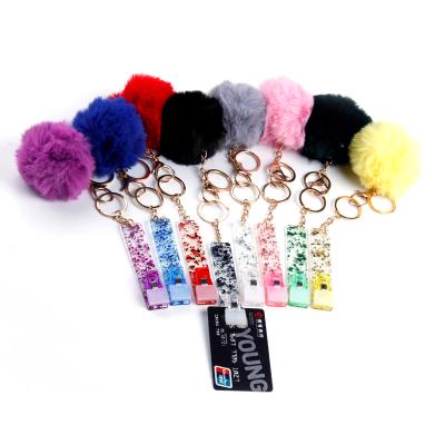 China Social Distancing Keychain Pusher Key Chain Pusher Touchless Silicone Puller Credit Card Long Nail Inventory Promotion Gifts Souvenir Gifts Silicone for sale