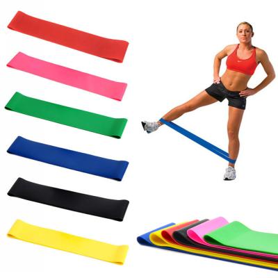 China Durable Elastic Band Gym Promotion Gift Resistance Loop Exercise Bands For Legs And Butt Workout Yoga Bands for sale